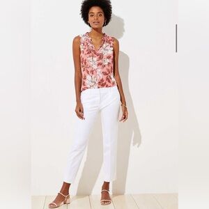 Loft Curvy Crop Riviera Pant: Size 4